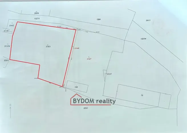 Prodej pozemku pro bydlení, Skapce, 862 m2