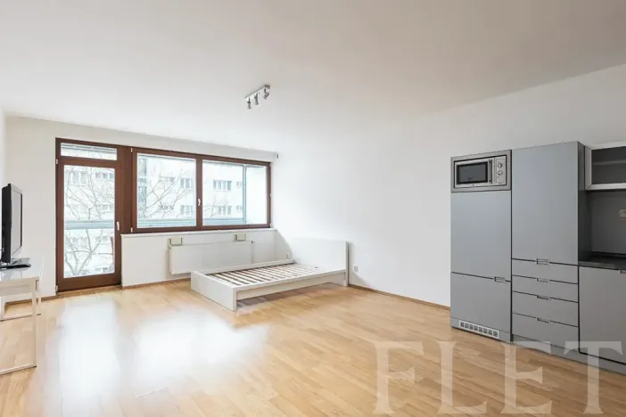 Pronájem bytu 1+kk, Praha - Holešovice, Osadní, 49 m2
