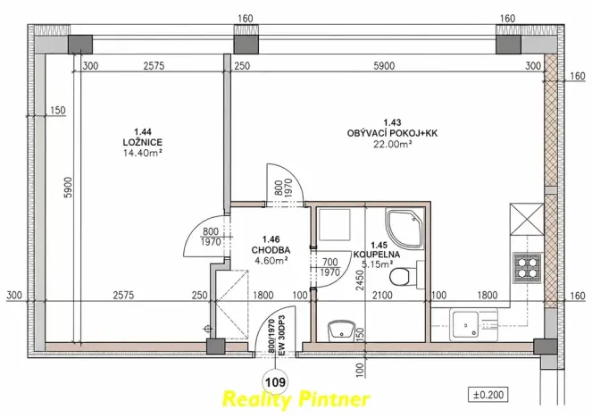 Prodej bytu 2+kk, Strašice, 50 m2