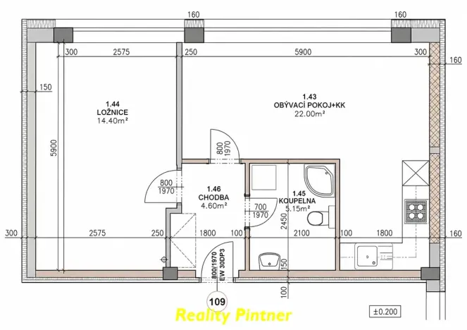 Prodej bytu 2+kk, Strašice, 50 m2