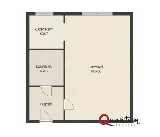 Pronájem bytu 1+kk, Praha - Troja, Sosnovecká, 28 m2