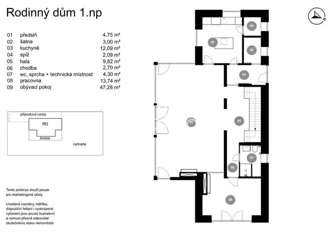 Prodej rodinného domu, Velká Dobrá, K Horce, 191 m2