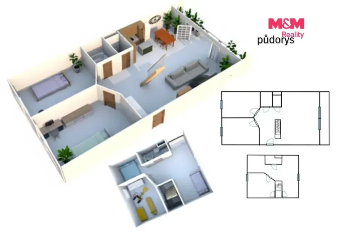 Prodej bytu 4+kk, Praha - Újezd nad Lesy, Rohožnická, 97 m2