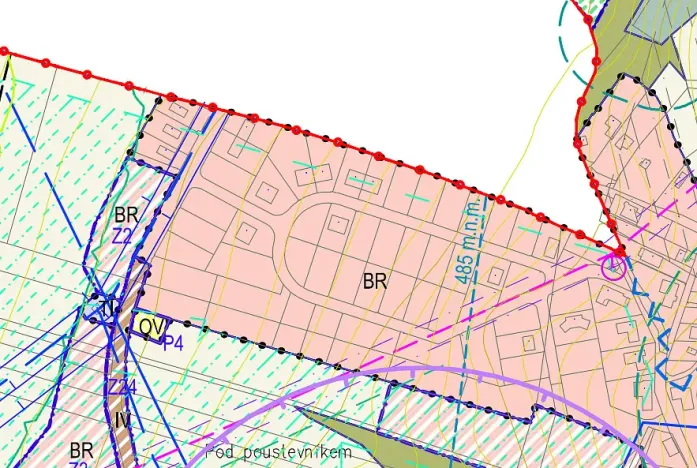 Prodej pozemku, Staré Hodějovice, Pod Poustevníkem, 1316 m2