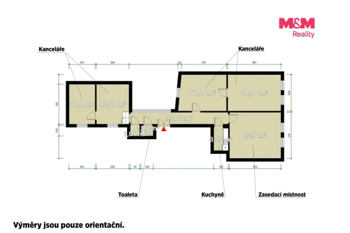 Pronájem kanceláře, Plzeň - Vnitřní Město, Veleslavínova, 112 m2