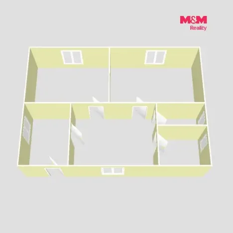 Pronájem bytu 2+1, Ústí nad Labem - Ústí nad Labem-centrum, Stará, 55 m2