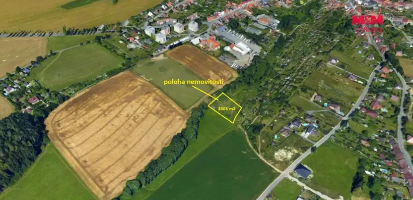 Prodej pole, Milevsko, 3303 m2