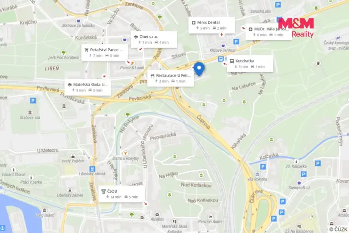 Prodej obchodního prostoru, Praha - Libeň, Pod Labuťkou, 83 m2