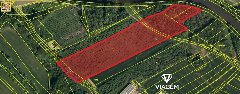 Prodej podílu sadu/vinice, Valašské Meziříčí, 5309 m2
