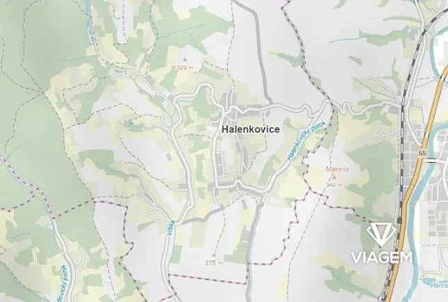 Prodej zahrady, Halenkovice, 858 m2