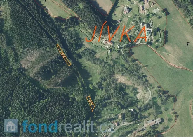 Prodej pozemku, Jívka, 1825 m2