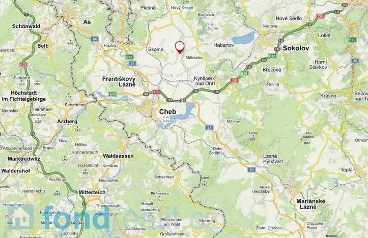 Prodej pole, Milhostov, 1500 m2