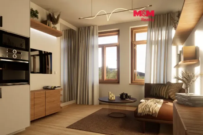 Prodej bytu 2+kk, Praha - Smíchov, Grafická, 34 m2