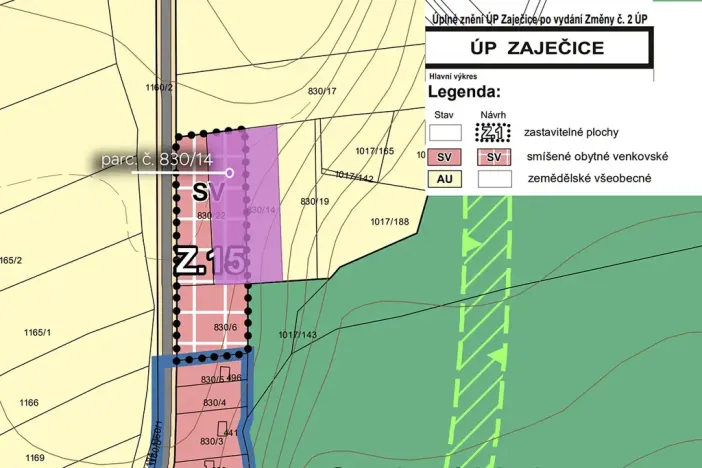 Prodej pozemku pro bydlení, Zaječice, 3393 m2