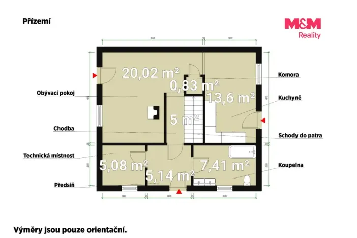Prodej rodinného domu, Pernarec - Krukanice, 98 m2