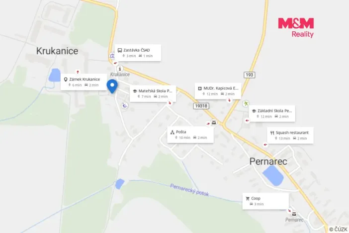 Prodej rodinného domu, Pernarec - Krukanice, 98 m2