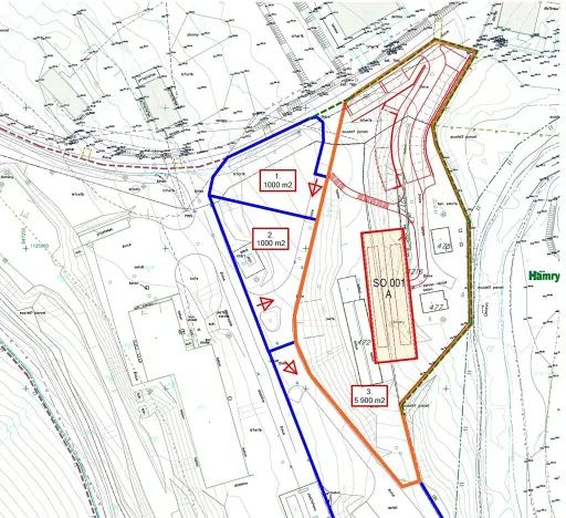 Prodej pozemku pro bydlení, Hamry, 1000 m2