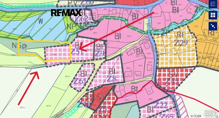 Prodej pozemku pro bydlení, Vyskytná nad Jihlavou, 4954 m2