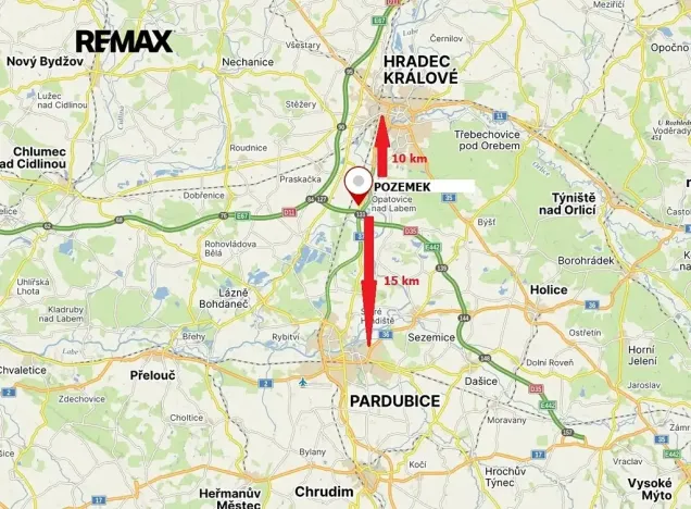 Prodej pozemku pro bydlení, Opatovice nad Labem, Kasárenská, 796 m2
