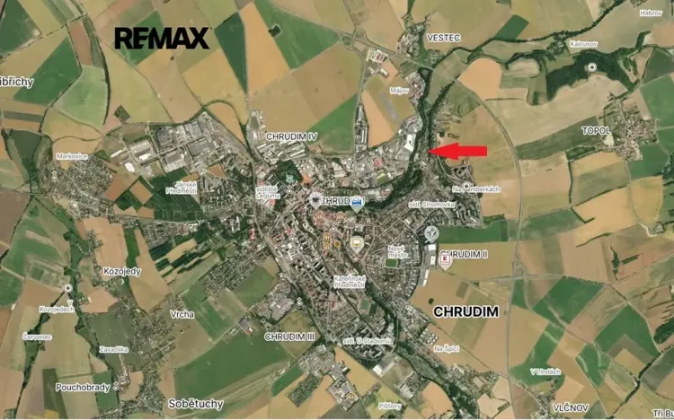 Prodej pozemku pro bydlení, Chrudim, 1345 m2