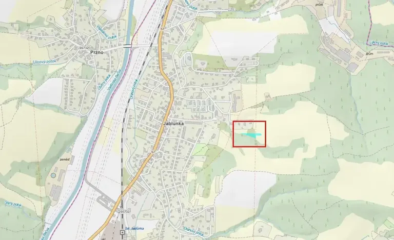 Prodej louky, Jablůnka, 1778 m2
