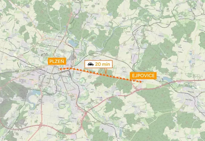 Prodej podílu pozemku pro bydlení, Ejpovice, 4254 m2