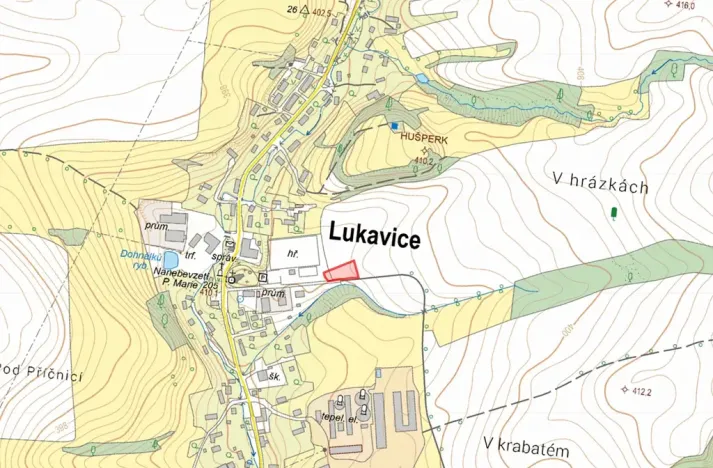 Prodej pozemku pro bydlení, Lukavice, 1960 m2