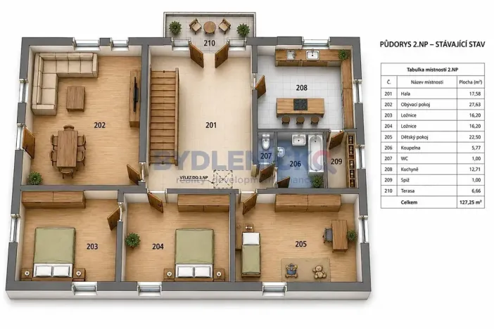 Prodej vícegeneračního domu, Střížov, 252 m2