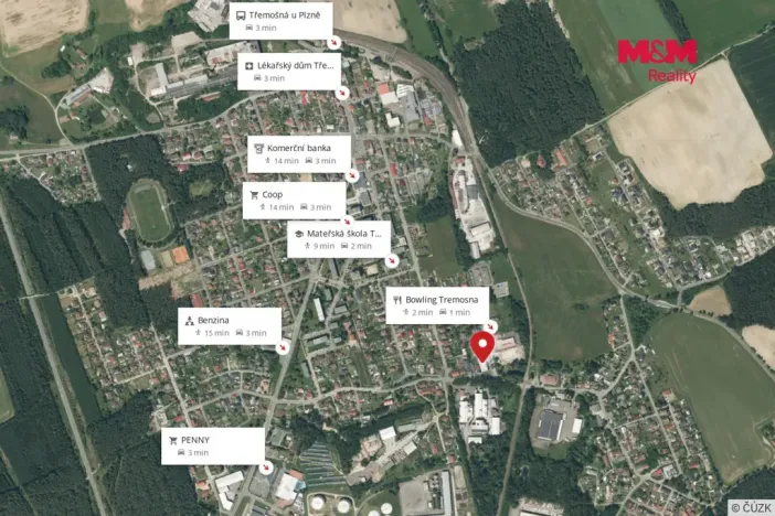 Pronájem bytu 2+kk, Třemošná, Školní, 50 m2