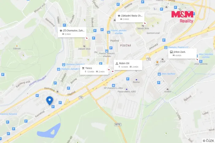Prodej bytu 2+1, Chomutov, Kamenná, 59 m2