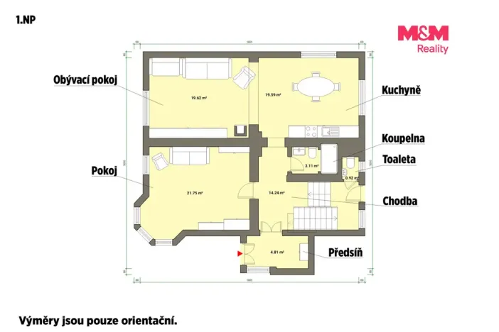 Prodej rodinného domu, Velká Hleďsebe, Pohraniční stráže, 220 m2