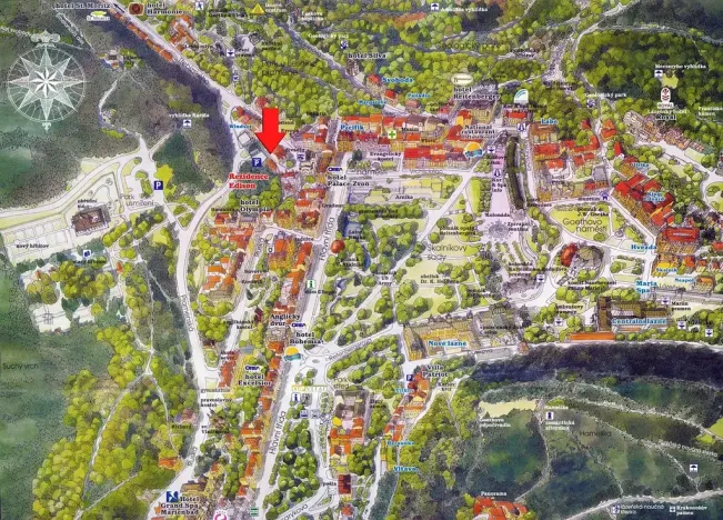 Prodej apartmánu, Mariánské Lázně, Třebízského, 700 m2