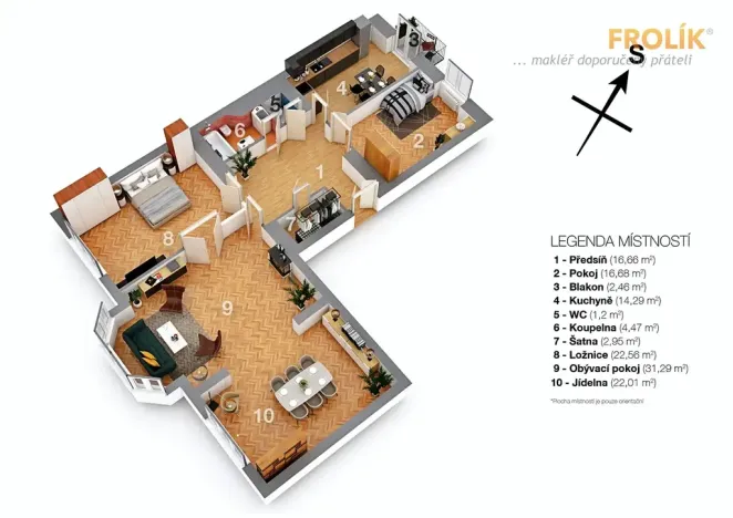 Pronájem bytu 3+1, Praha - Bubeneč, Národní obrany, 140 m2