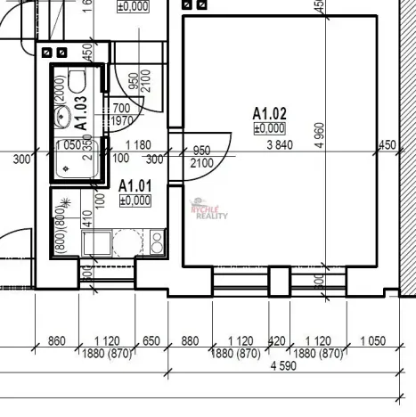 Pronájem bytu 1+1, Ostrava, Poděbradova, 28 m2