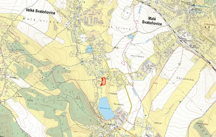 Prodej louky, Velké Svatoňovice, 4387 m2