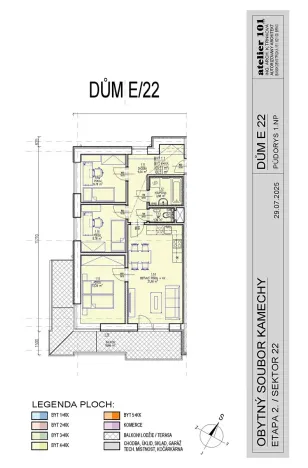 Prodej bytu 4+kk, Brno, Žabí, 69 m2