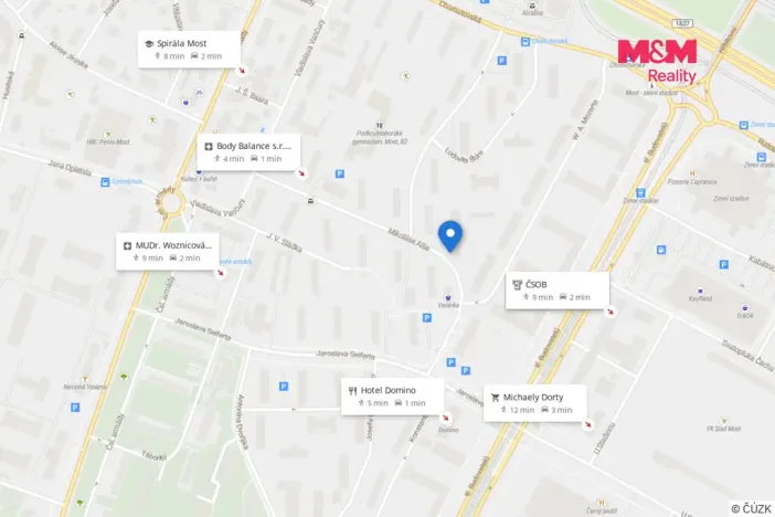 Pronájem garáže, Most, Mikoláše Alše, 20 m2