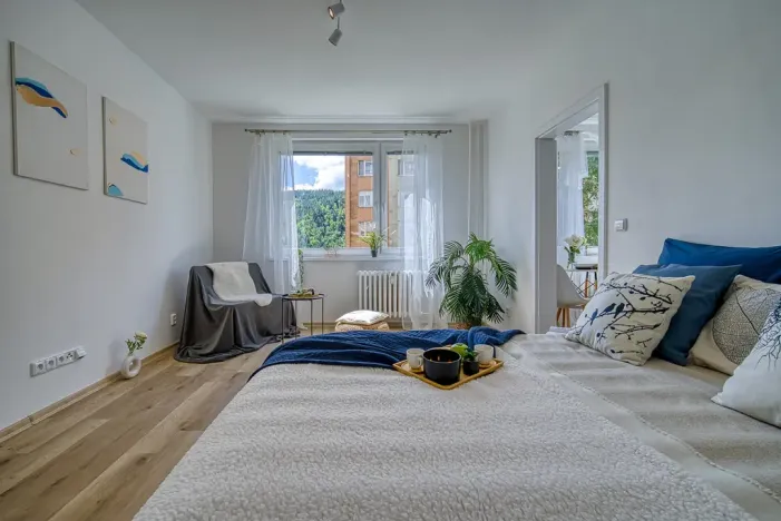 Pronájem bytu 1+1, Děčín - Děčín IX-Bynov, Nálepkova, 35 m2