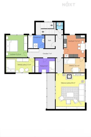 Prodej rodinného domu, Pelhřimov, 117 m2