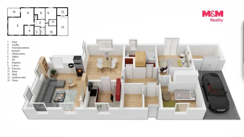 Prodej rodinného domu, Vimperk - Hrabice, 160 m2