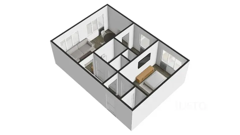 Prodej bytu 2+1, Praha - Kobylisy, Šimůnkova, 46 m2