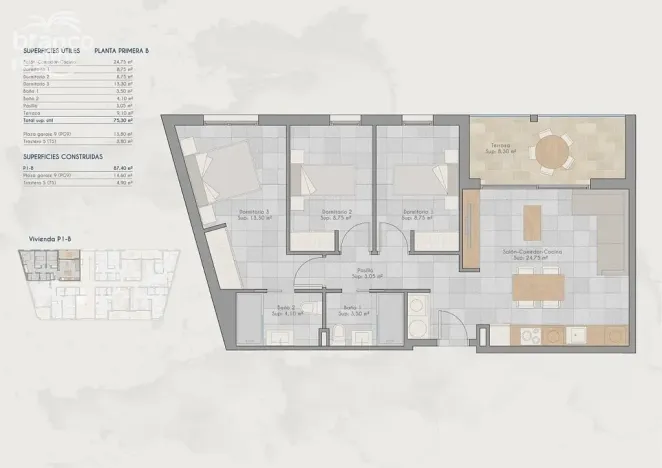 Prodej bytu 4+kk, San Pedro del Pinatar, Murcia, Španělsko, 87 m2