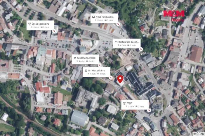 Pronájem kanceláře, Nová Paka, Komenského, 27 m2
