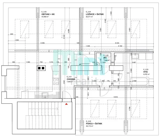 Prodej bytu 3+kk, Ostrava, Vrázova, 123 m2