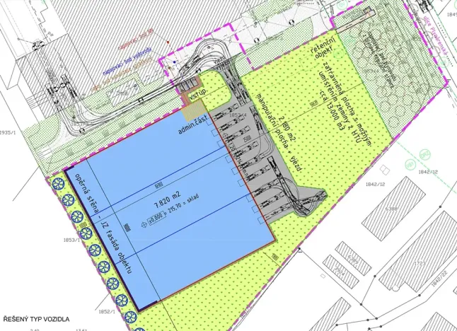 Pronájem skladu, Kolín, Plynárenská, 7700 m2