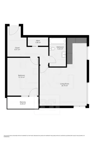 Pronájem bytu 2+kk, Pardubice, U Sportovní školy, 59 m2