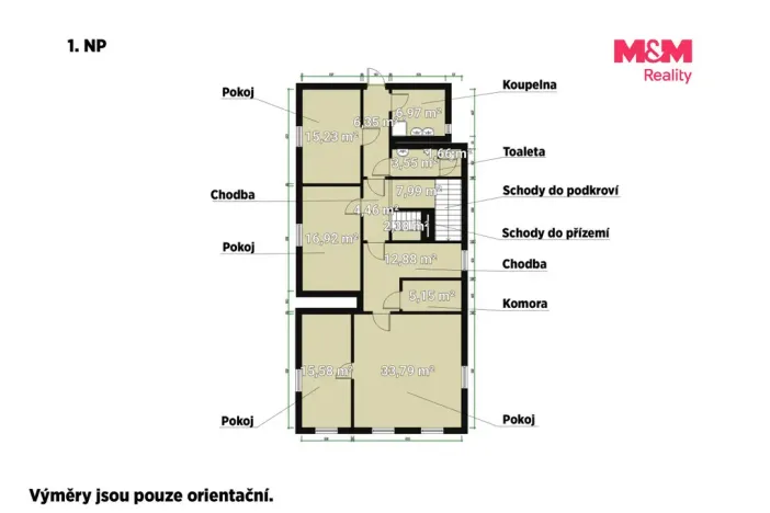 Pronájem rodinného domu, Jesenice, Plzeňská, 214 m2
