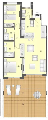 Prodej bytu 3+kk, El Higuerón, Španělsko, 70 m2