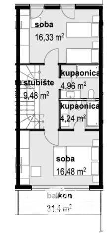 Prodej bytu 5+kk, Privlaka, Chorvatsko, 197 m2
