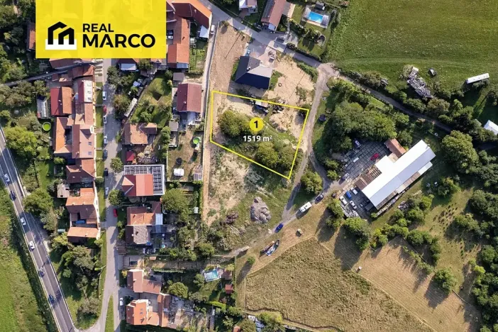 Prodej pozemku pro bydlení, Kuřim, 1519 m2